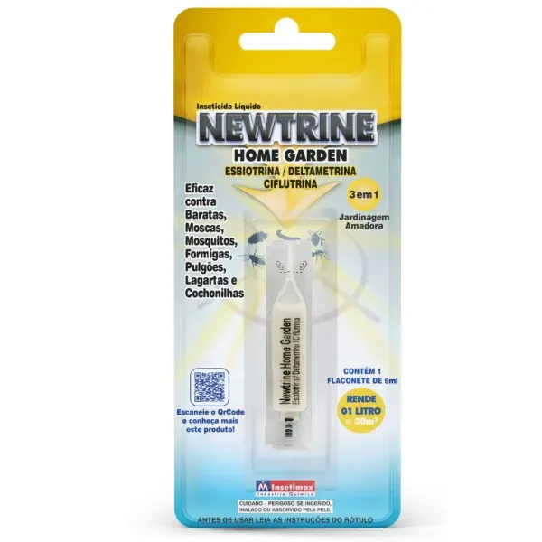 Inseticida Newtrine Homegarden Insetimax 6ml INSETICIDA NEWTRINE HOME GARDEN INSETIMA