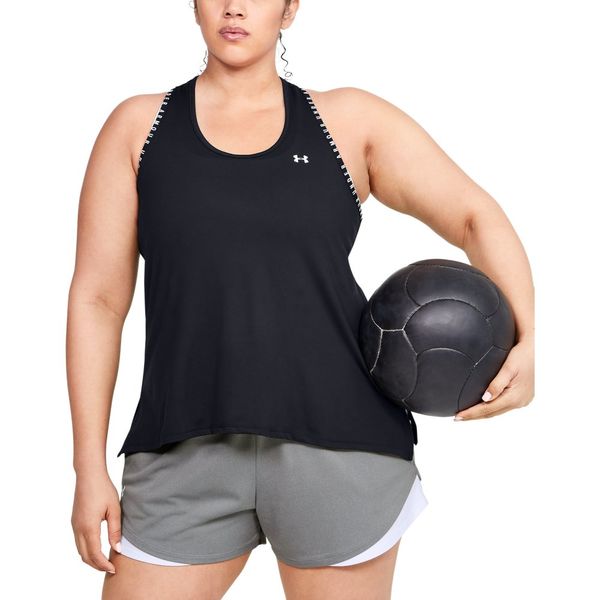Regata de Treino Plus Size Feminina Under Armour Knockout G1 Preto