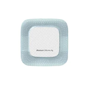 Kit Curativo Biatain Silicone Ag 7,5x7,5 - 5 Unidades