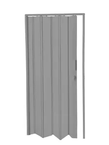 Porta Sanfonada PVC 210x94cm Bariri Porta Sanfonada PVC Cinza 210x94cm
