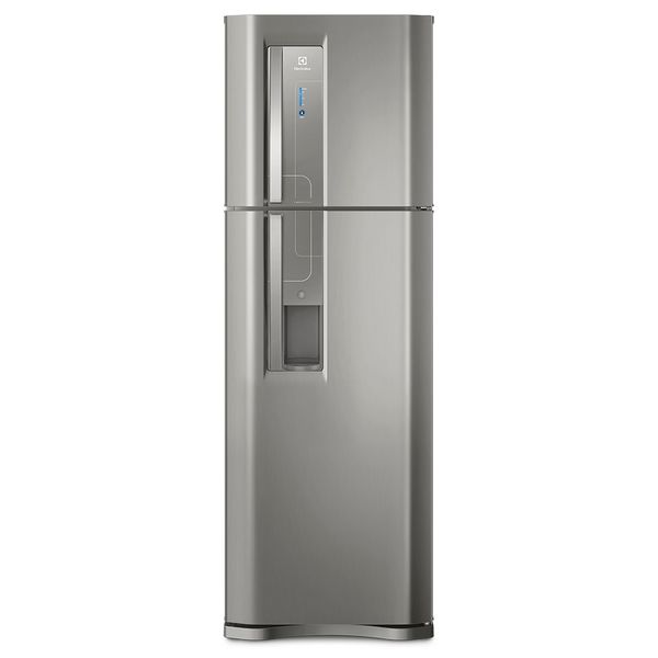 Geladeira Electrolux Frost Free 382L Dispenser de Água Duplex Cor Inox (TW42S) 220V