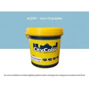 Tinta Acrílica Citycolor Econômica Fosco Azul Orquídea 3,6 Litros 064AZ295 (MP)