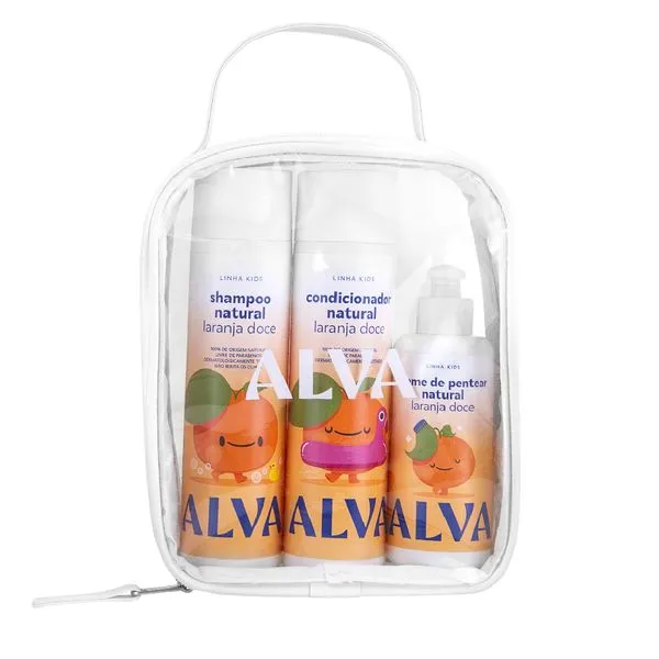 Kit Capilar Infantil Laranja Doce Alva