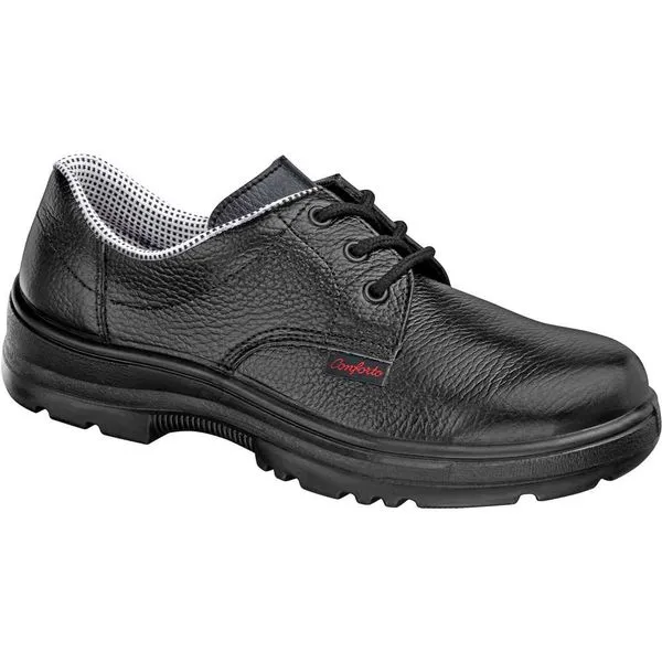 Sapato de Couro Preto com Cadarço Eletricista - CONFORTO 44