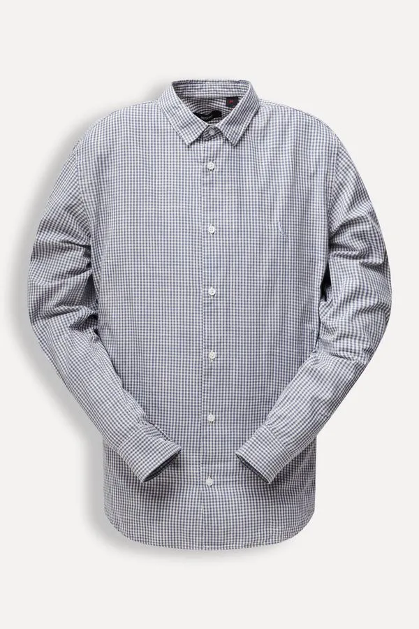 Camisa Ml Xadrez Gean Fuligem - G
