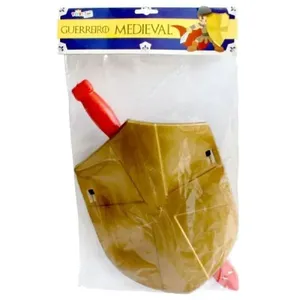 Kit Espada e Escudo Infantil Medieval 0369 para Fantasia e Brincadeira Criativa Mini Toys Kit Espada e Escudo Infantil Medieval 0369 para Aventuras e Faz de Conta Mini Toys