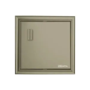 Saboneteira de Embutir 7560 Champagne Inox e Alumínio com Pintura Eletrostática Crismetal Saboneteira de Embutir 7560 Champagne Inox e Alumínio Crismetal