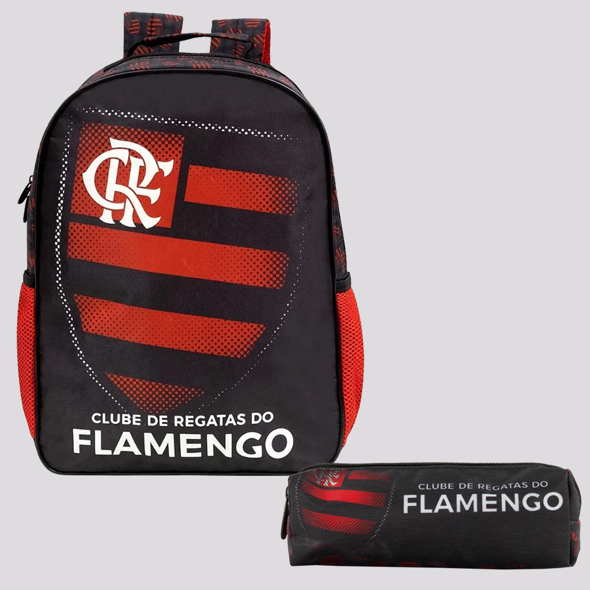 Kit Mochila e Estojo Flamengo