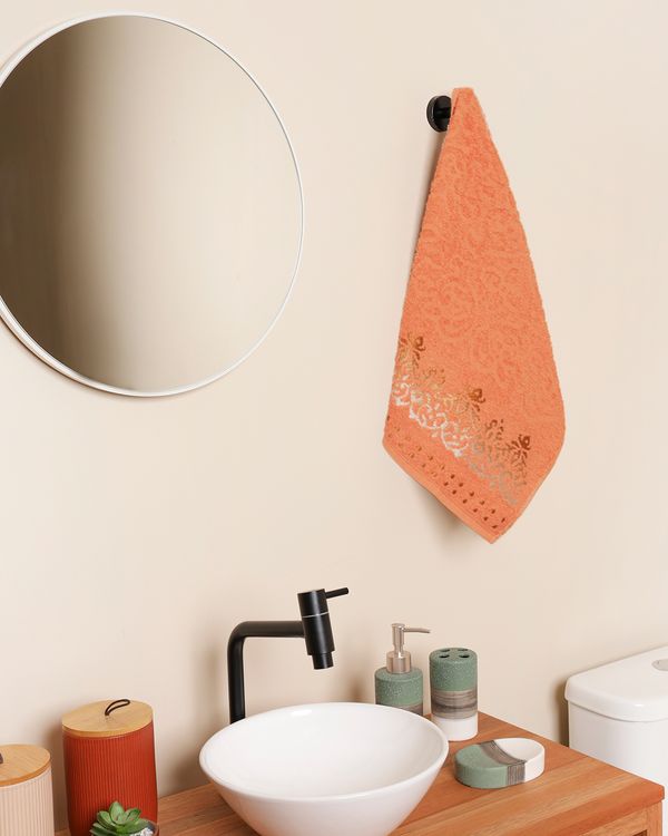 Toalha De Rosto 46cm x 70cm Royale Laranja UN