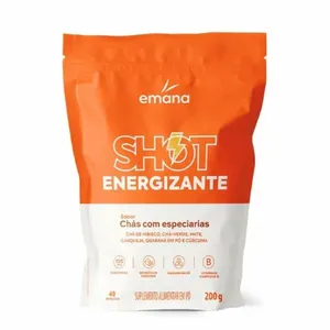 Suplemento Alimentar Emana Shot Energizante Chás com Especiarias em Pó 200g
