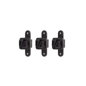 Kit 60 Fixadores Suporte Tipo W 35-3 para Arame e Fio de Cercas Elétricas Preto em Pead Zebu Kit 60 Fixadores Suporte Tipo W 35-3 para Arame e Fio de Cerca Elétrica Preto Zebu