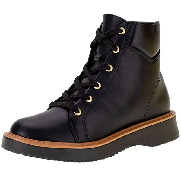 Bota Feminina Coturno Moleca - 5339204 PRETO 38