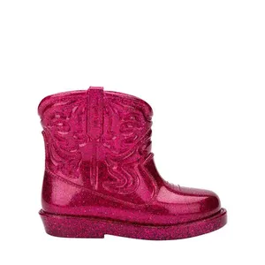 Mini Melissa Texas Boot Baby Rosa Glitter 36191-28