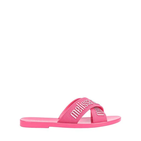 Mini Melissa M-Lover Slide Infantil Rosa Prata 35968-30