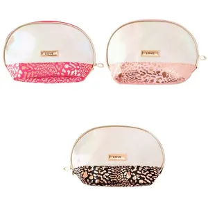 Necessaire Estampa Onça Cores Sortidas 16x9x13cm LM1997 - Honeyhome