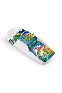 Porta Detergente, Bucha e Sabão com Grelha Arthi em Plástico Branco