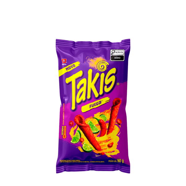 Salgadinho Fuego Sabor Pimenta Takis – 90g
