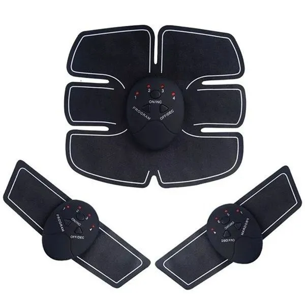 Aparelho Tonificador Abdominal Smart Body para Definição Muscular com Estimulação Elétrica Preto GXM Aparelho Tonificador Abdominal Smart Body com Estimulação Elétrica Preto GXM