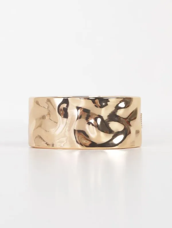Bracelete Rígido Martelado DOURADO