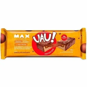 Barra Proteica Max Titanium Uau! Chocolate Crocante 45g