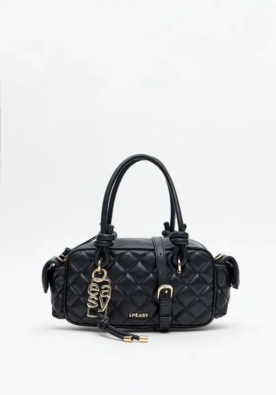 Bolsa Tote Matelassê Com Bag Charm Preto U