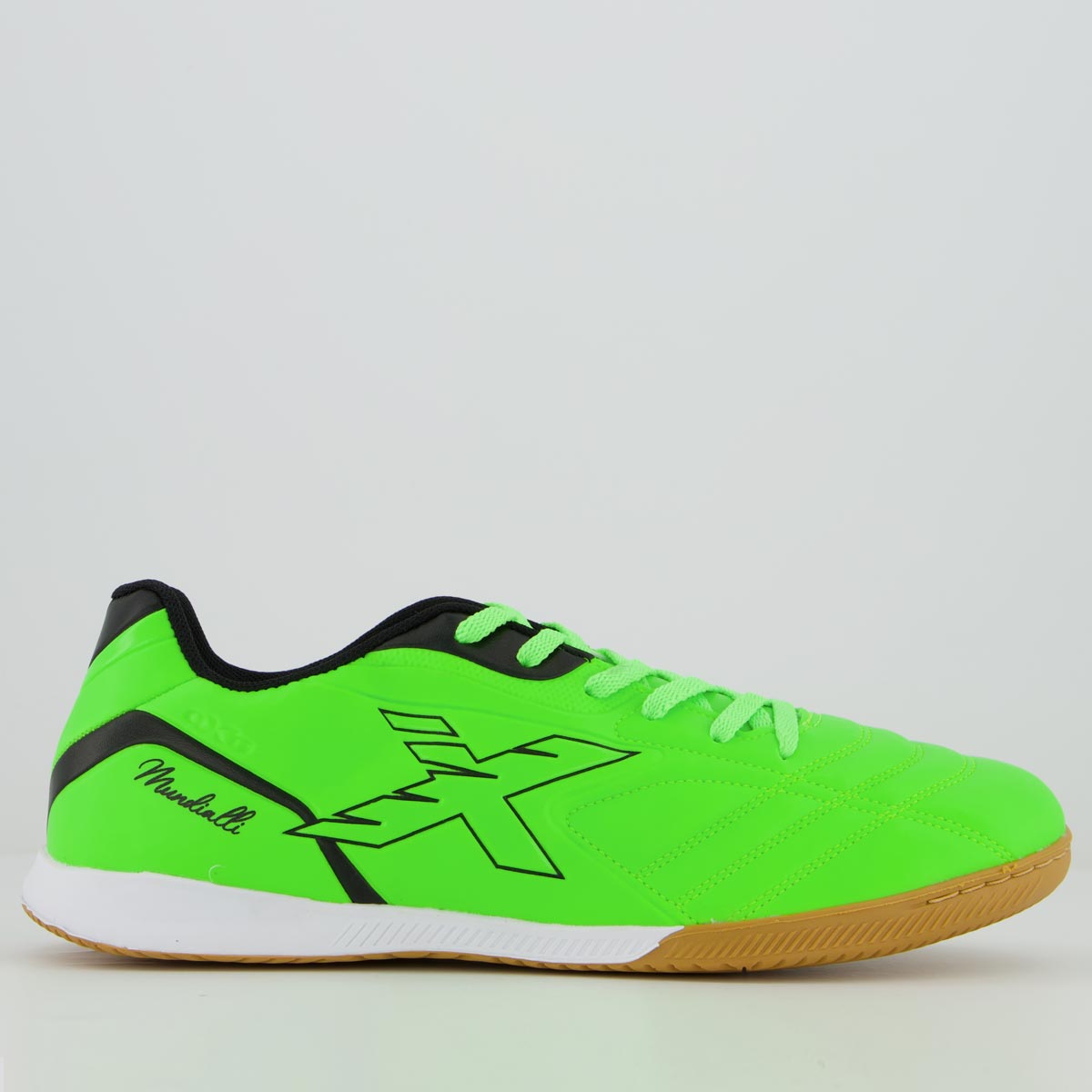 Chuteira Oxn Mundialli 3 Futsal Verde