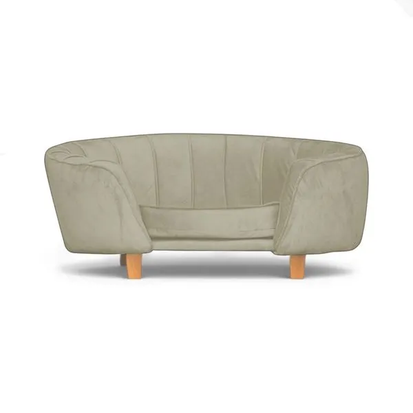 Caminha Poltrona para Pets Loja Sheep Bela para Cães e Gatos Veludo Bege 43x84x77cm Até 25kg Caminha Poltrona para Pets Loja Sheep Bela para Cães e Gatos Veludo Bege 43x84x77cm