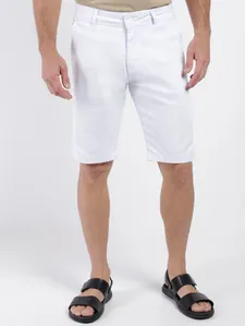 Bermuda Sarja Bivik Masculina BRANCO 40
