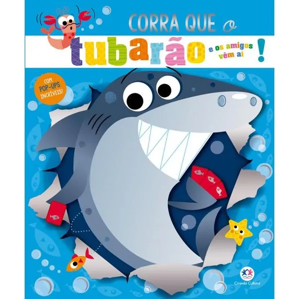 Livro - Pop Up - Corra Que O Tubarao Vem Ai - Ciranda Cultural