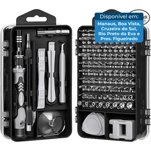 Conjunto 120 Peças Chave de Fenda A-BI