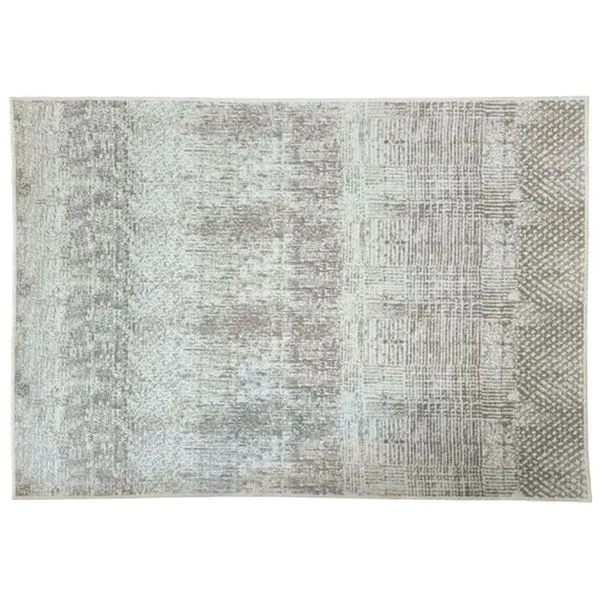 Tapete Sala Desenhado Domani Bordado Cor 60 Areia 100x150cm C85425060401 - Jc Serrano