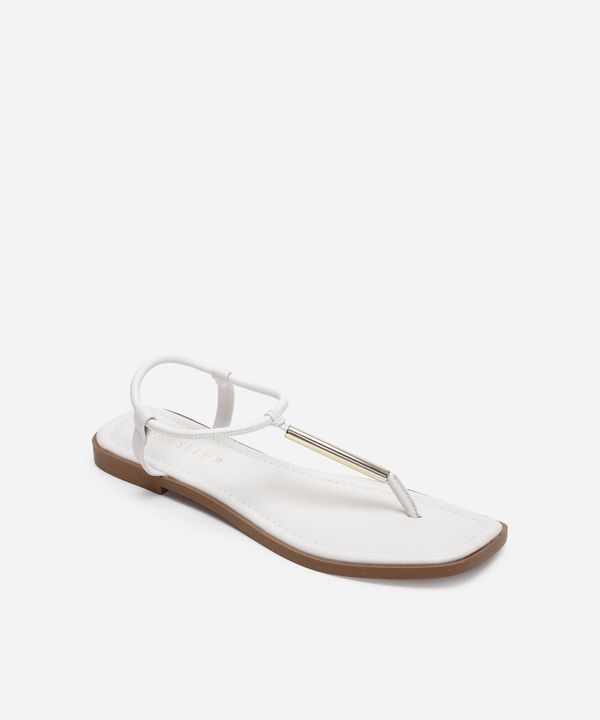 rasteirinha bico quadrado oneself off white 39