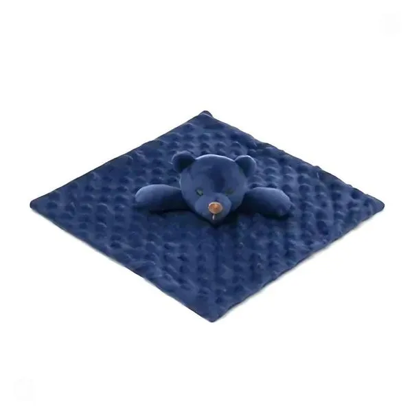 Naninha Bebê Loaní Urso Pipoca 30x30cm Azul 3146 (MP)