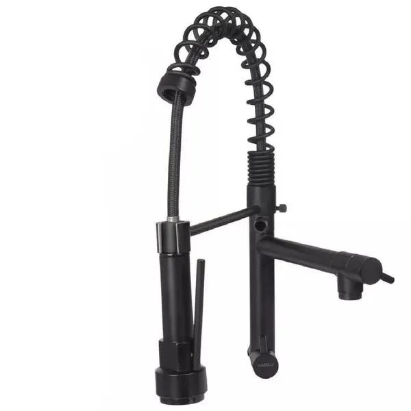 Torneira Gourmet Monocomando de Parede PAR-002 Latão Bica Giratória Fosco Preta Stillus Home Torneira Gourmet Monocomando de Parede PAR-002 Bica Giratória Fosca Preta