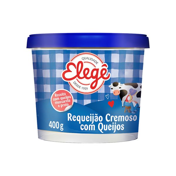 Requeijão Cremoso Elegê com Queijo 400g