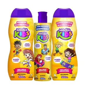 Kit Shampoo Condicionador e Creme De Pentear Nutri Medix Kids 500ml