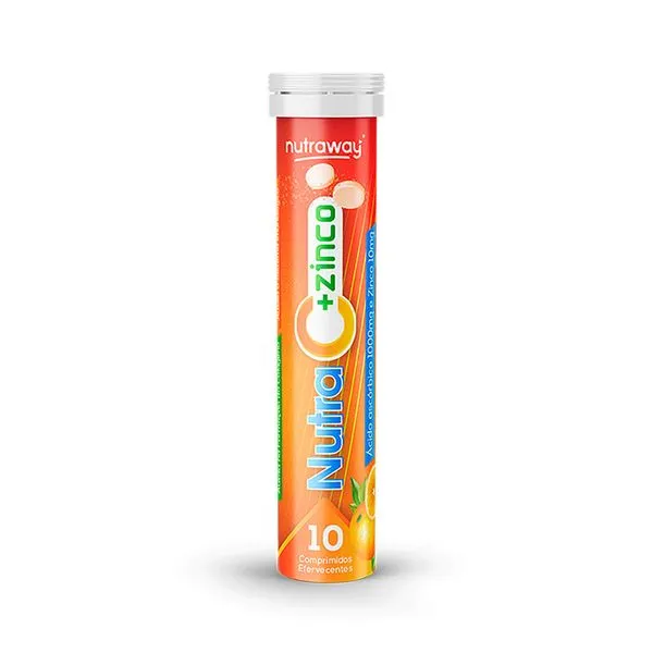 Vitamina C E Zinco Nutraway 1g 10comp