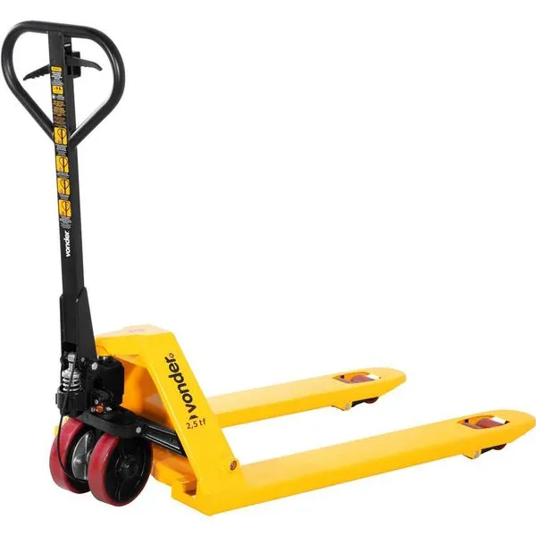 Paleteira hidráulica 2,5tf 1.150x685mm com freio roda dupla PFP256 VONDER