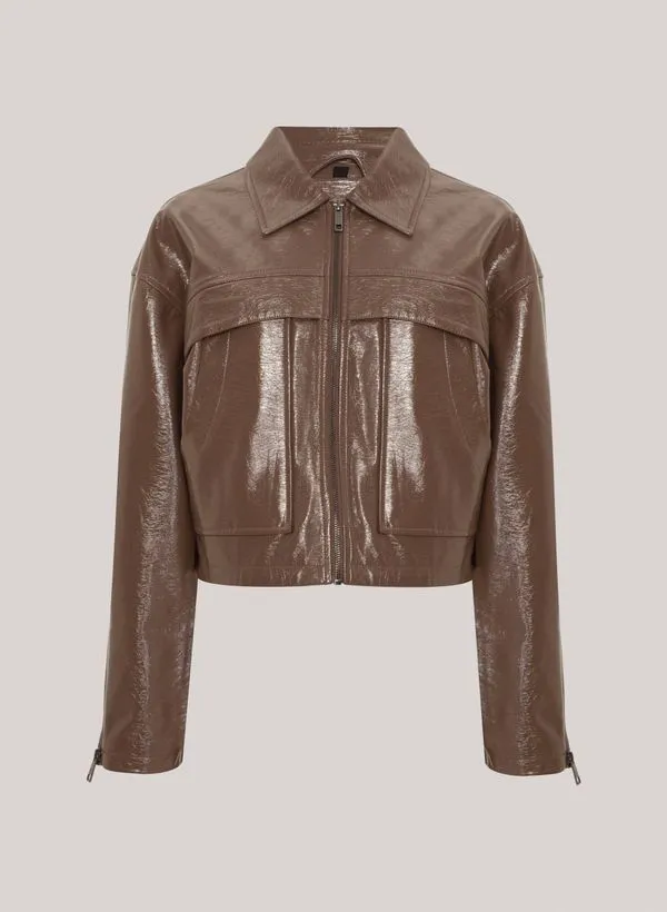 Jaqueta Reta Luster John John Feminina P