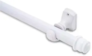Varão Para Cortina Eco Branco 19mm 2m