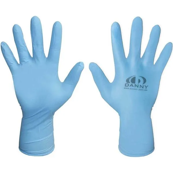 Caixa de Luvas Nitrílicas Sensiflex Premium Azul com 100 peças - DANNY M