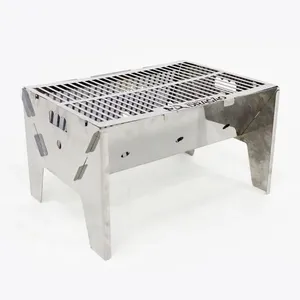Churrasqueira Em Inox Desmontável Inox