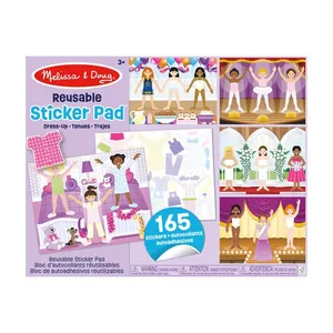 Bloco de Atividades + Adesivos Tema: Moda - Melissa & Doug