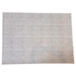 Tapete Sala Desenhado Domani Croche Cor 03 Creme Cotton 100x150cm C85025060401 - Jc Serrano