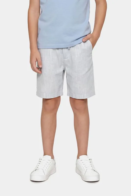 Bermuda Chinho Flamê Infantil Colors Azul Claro - 36