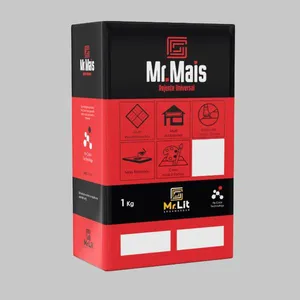 Rejunte Universal Multiresinado 1kg Mr. Lit Rejunte Universal Multiresinado Cinza 1kg Mr. Lit