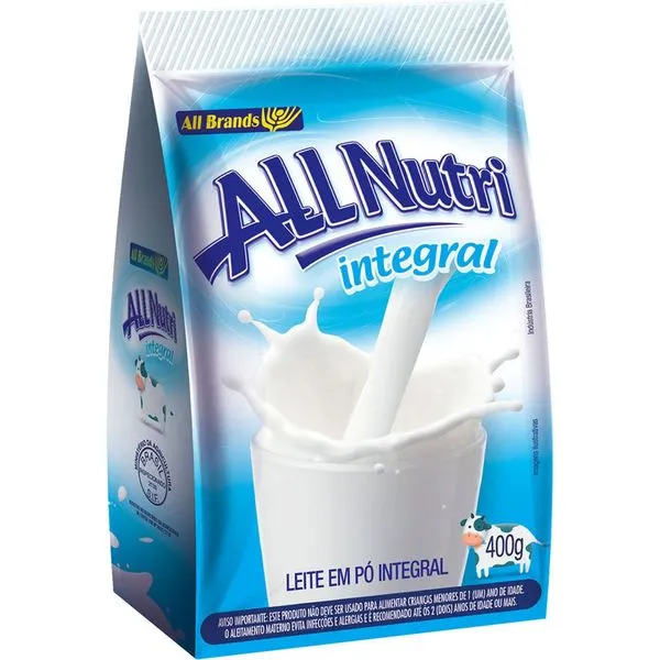 Leite Em Pó Allnutri Integral 400g