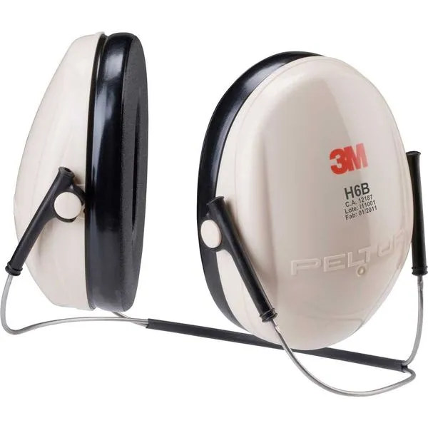 Abafador Ruído Concha 19dB H6B Haste Nuca - 3M
