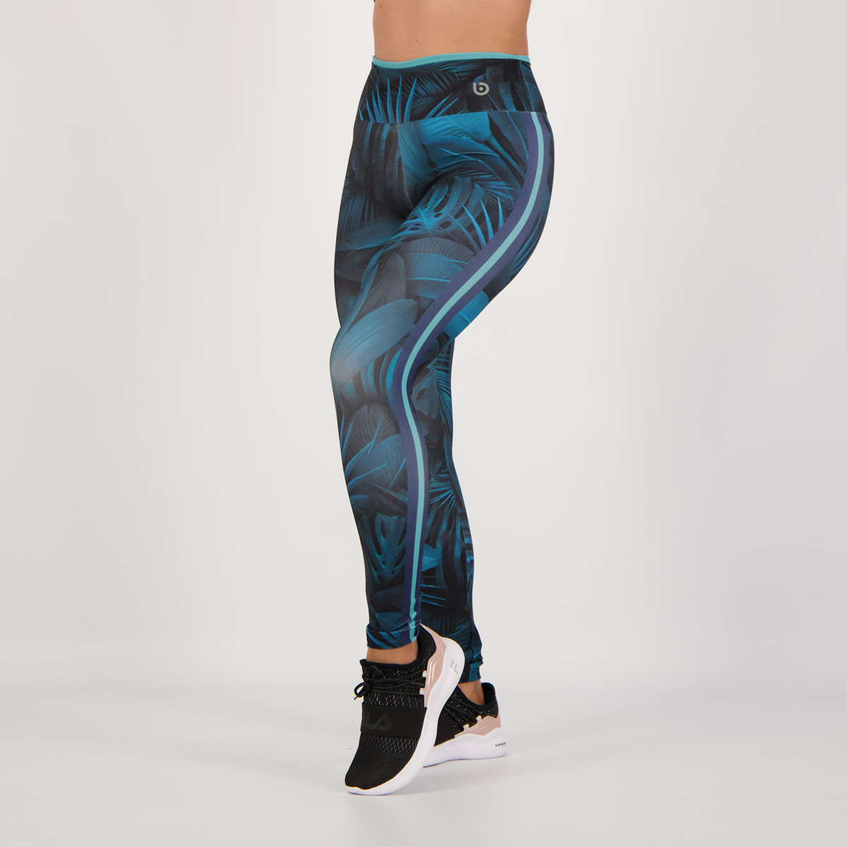 Calça Legging Area Surface Feminina Azul