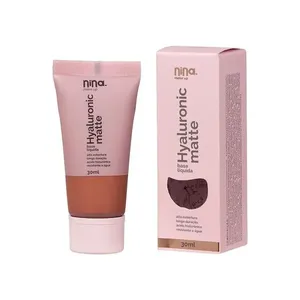 Base Líquida Nina Makeup Hyaluronic Matte Cor 06 BASE LIQ NINA MAKEUP HYALURONIC MATTE CO